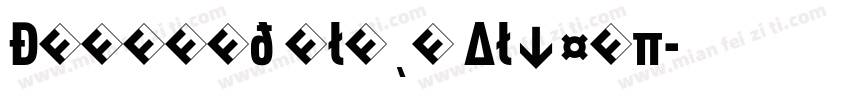 DINCond Black Alterm字体转换